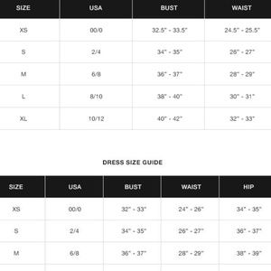 NOT FOR SELL❤ Size guide only❣
